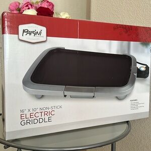 PARINI Quality Cookware ( ELECTRIC GRIDDLE 16” X 10” NON STICK )